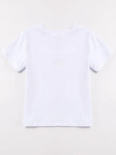 Load image into Gallery viewer, White flag smocked boy top
