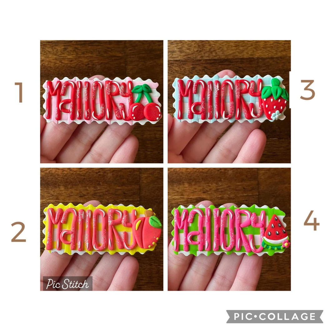 Fruit Nameplate Balance