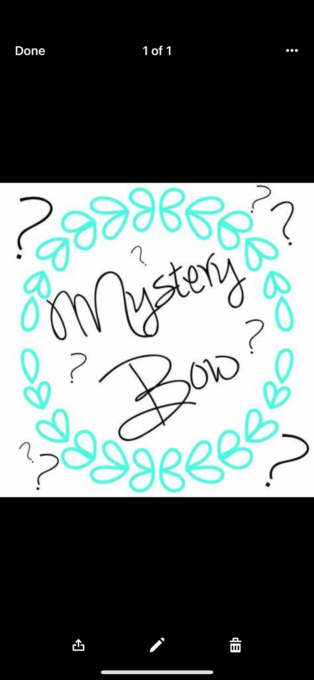 OTT Mystery felt bow