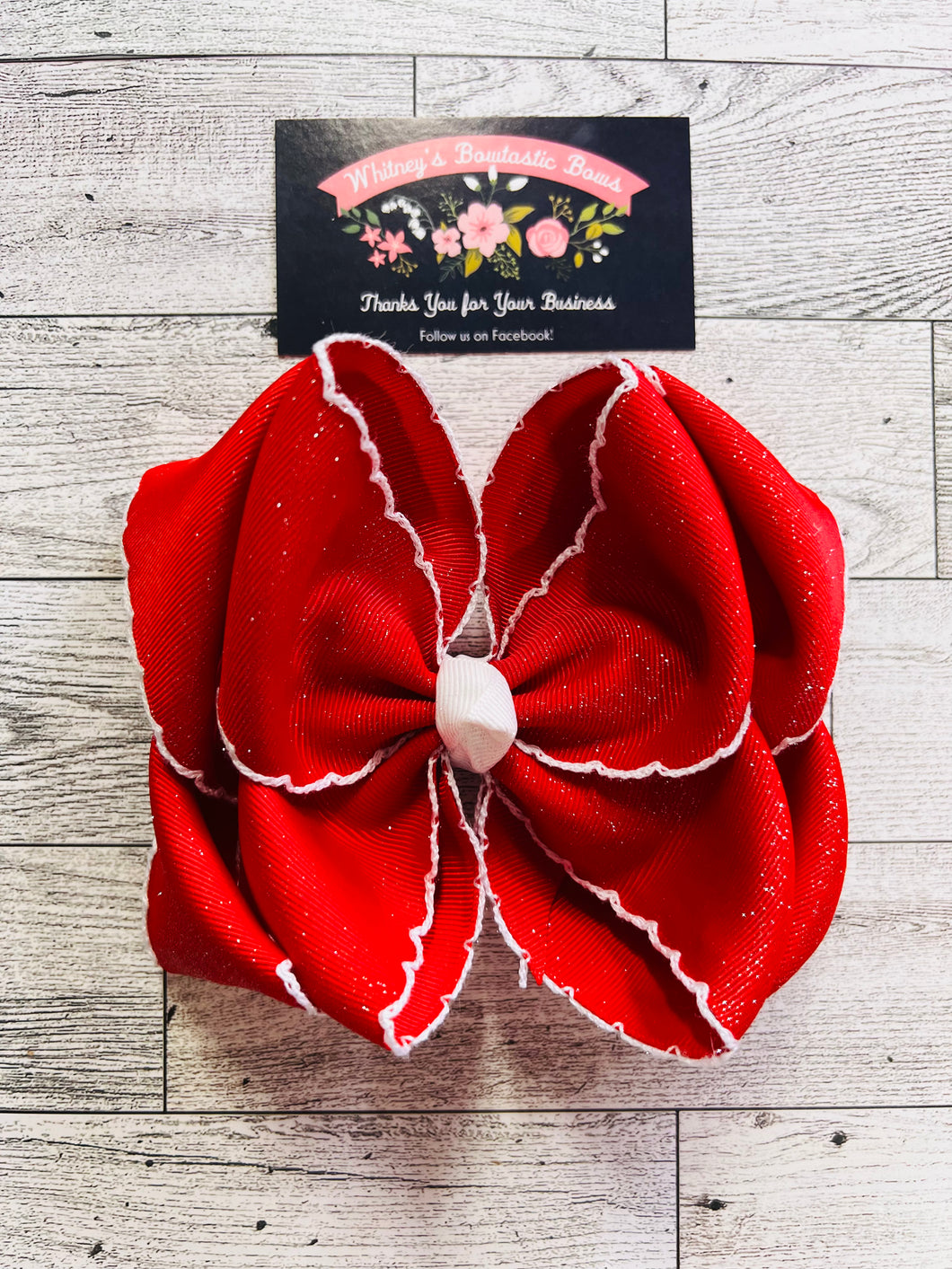 Red Moonstitch Double